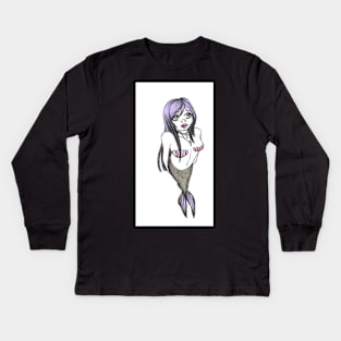 Mermaid 3 Kids Long Sleeve T-Shirt